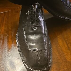 Elegant Black Leather Men's Shoes